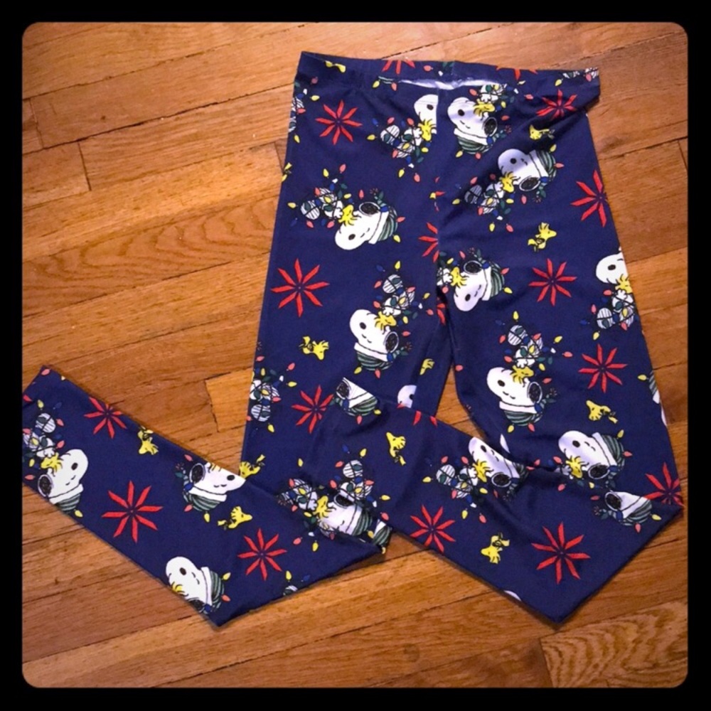 Snoopy Christmas leggings